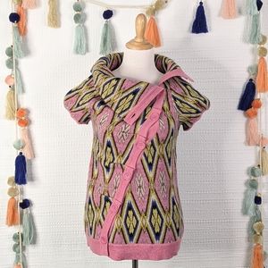 ANTHRO Moth Asymmetrical Sweater